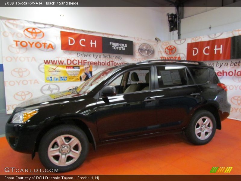 Black / Sand Beige 2009 Toyota RAV4 I4