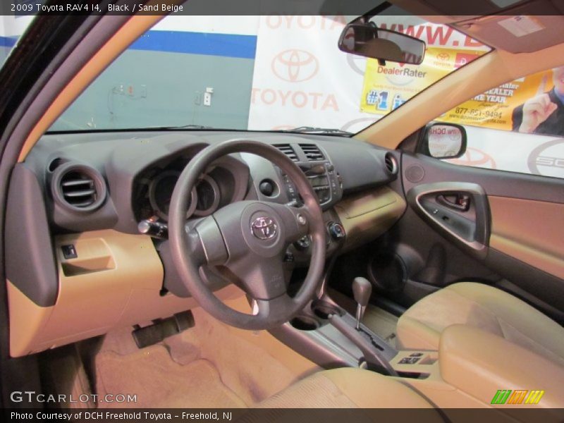 Black / Sand Beige 2009 Toyota RAV4 I4