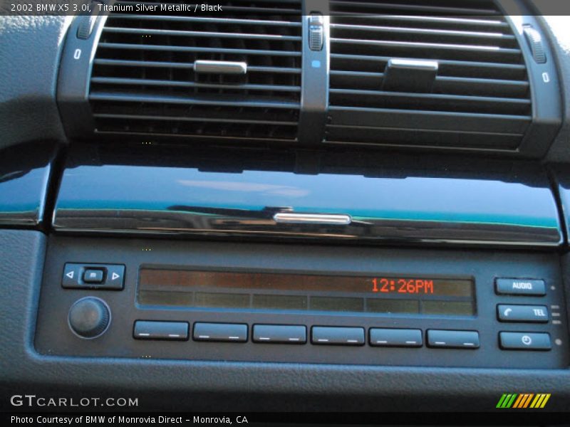 Titanium Silver Metallic / Black 2002 BMW X5 3.0i
