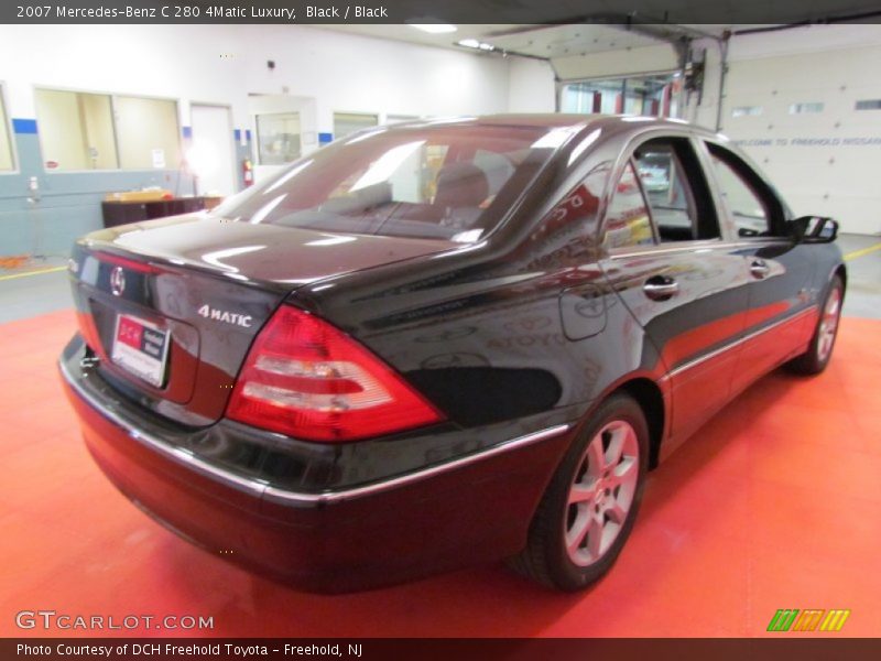 Black / Black 2007 Mercedes-Benz C 280 4Matic Luxury