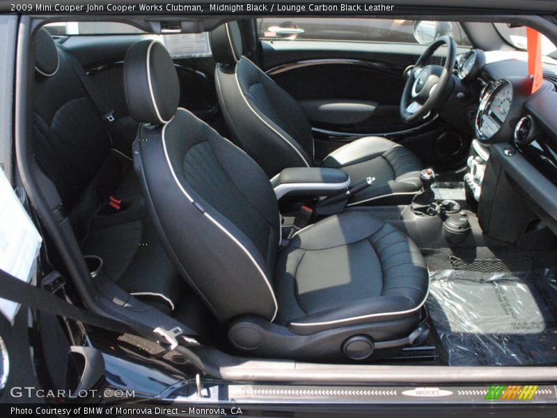 Midnight Black / Lounge Carbon Black Leather 2009 Mini Cooper John Cooper Works Clubman
