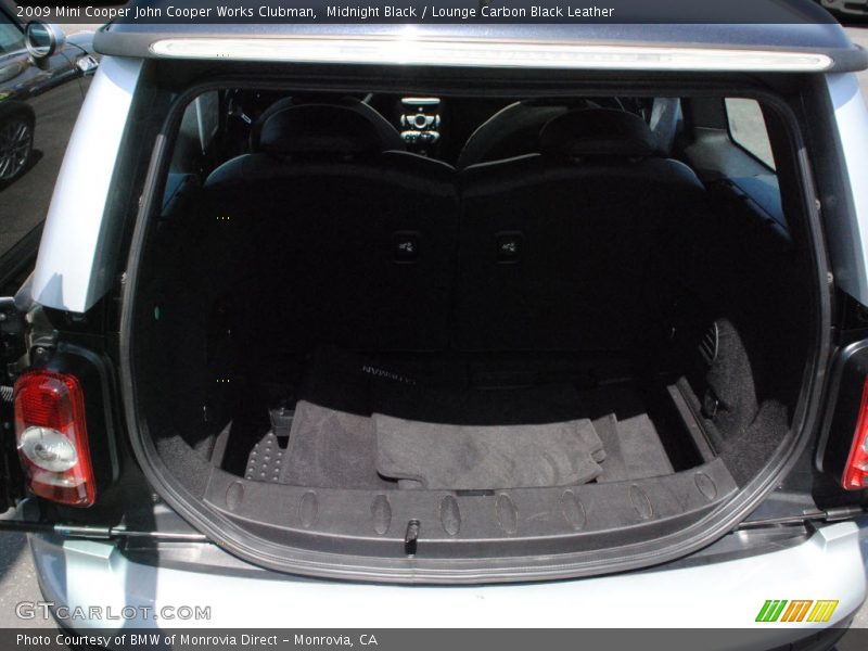 Midnight Black / Lounge Carbon Black Leather 2009 Mini Cooper John Cooper Works Clubman