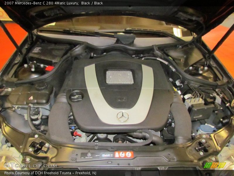Black / Black 2007 Mercedes-Benz C 280 4Matic Luxury