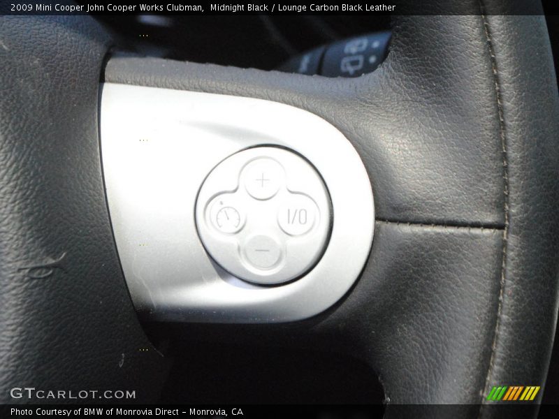 Midnight Black / Lounge Carbon Black Leather 2009 Mini Cooper John Cooper Works Clubman