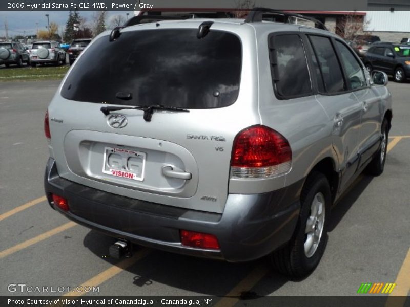 Pewter / Gray 2006 Hyundai Santa Fe GLS 4WD