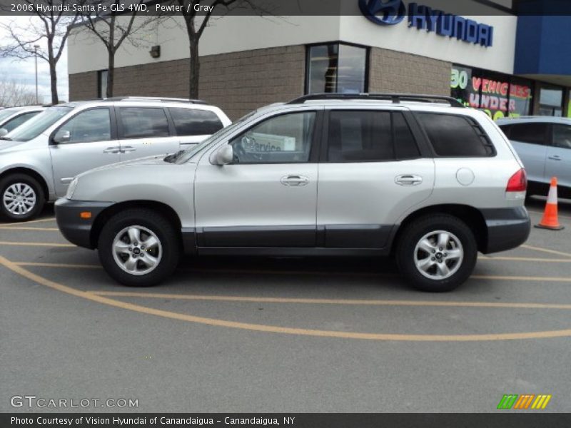 Pewter / Gray 2006 Hyundai Santa Fe GLS 4WD