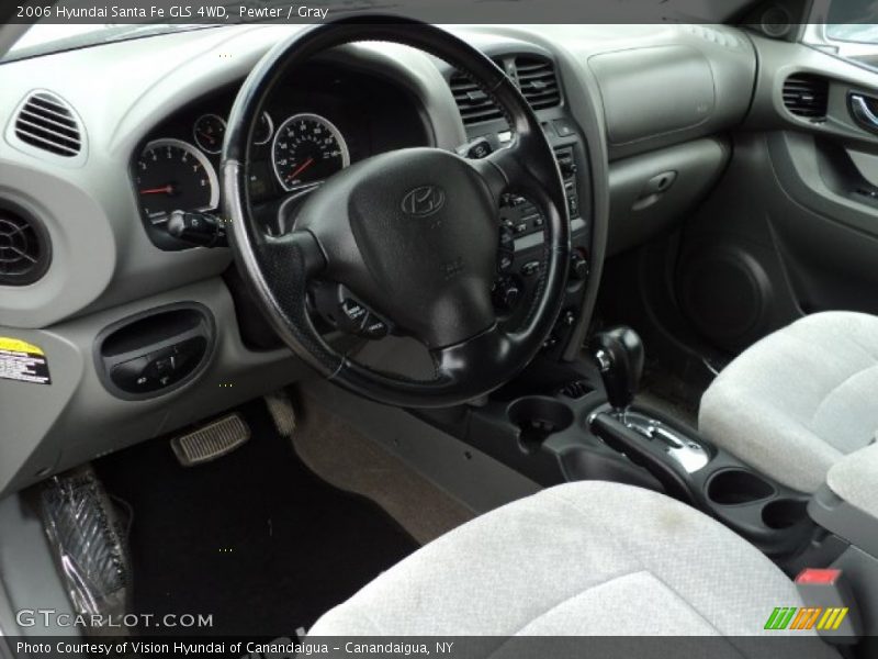 Pewter / Gray 2006 Hyundai Santa Fe GLS 4WD