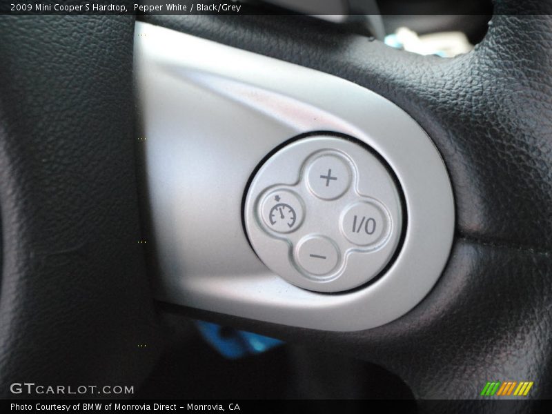 Pepper White / Black/Grey 2009 Mini Cooper S Hardtop