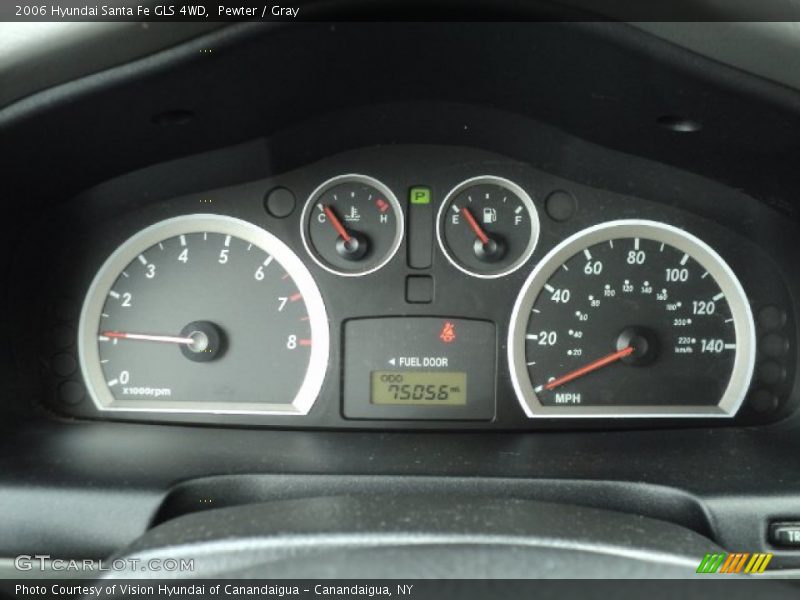 Pewter / Gray 2006 Hyundai Santa Fe GLS 4WD