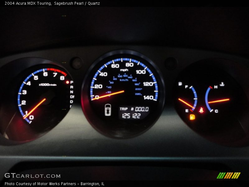  2004 MDX Touring Touring Gauges