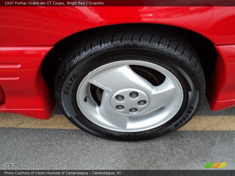Bright Red / Graphite 1997 Pontiac Grand Am GT Coupe