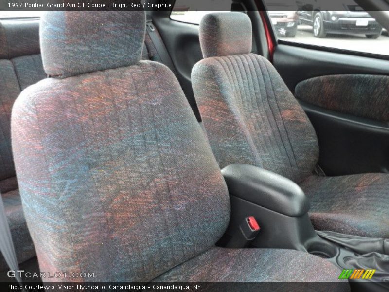 Bright Red / Graphite 1997 Pontiac Grand Am GT Coupe