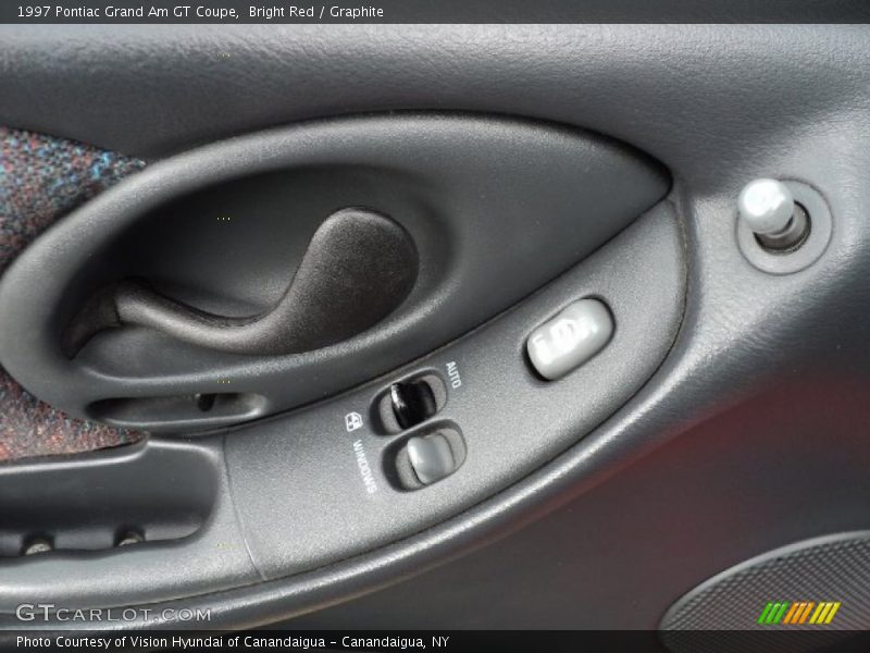 Bright Red / Graphite 1997 Pontiac Grand Am GT Coupe