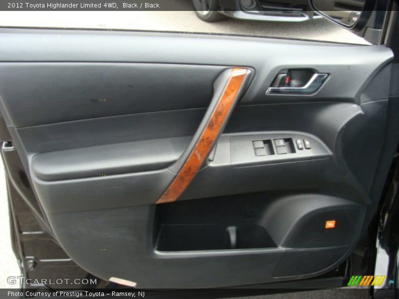Black / Black 2012 Toyota Highlander Limited 4WD