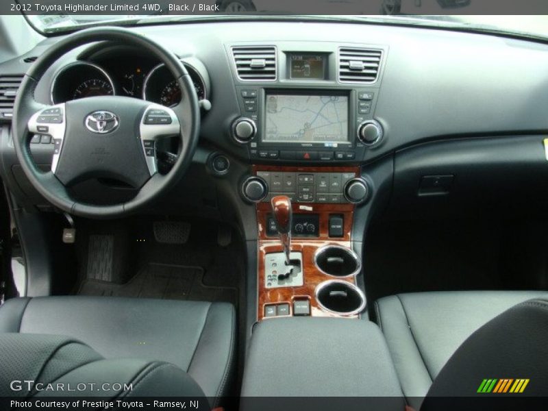 Black / Black 2012 Toyota Highlander Limited 4WD