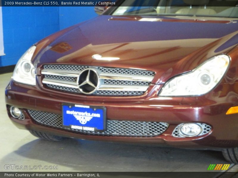 Barolo Red Metallic / Cashmere 2009 Mercedes-Benz CLS 550