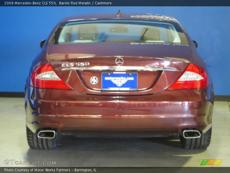 Barolo Red Metallic / Cashmere 2009 Mercedes-Benz CLS 550