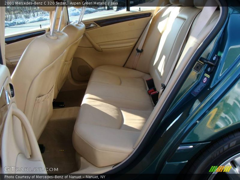 Aspen Green Metallic / Java 2001 Mercedes-Benz C 320 Sedan