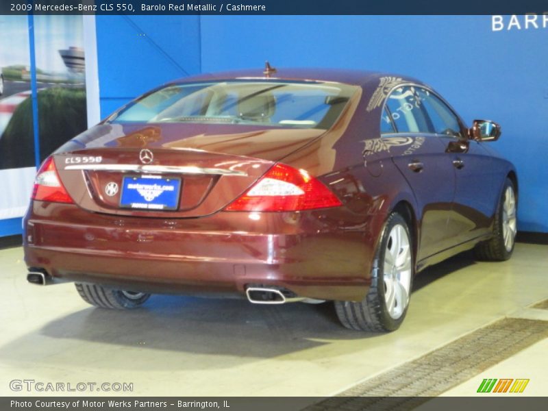 Barolo Red Metallic / Cashmere 2009 Mercedes-Benz CLS 550