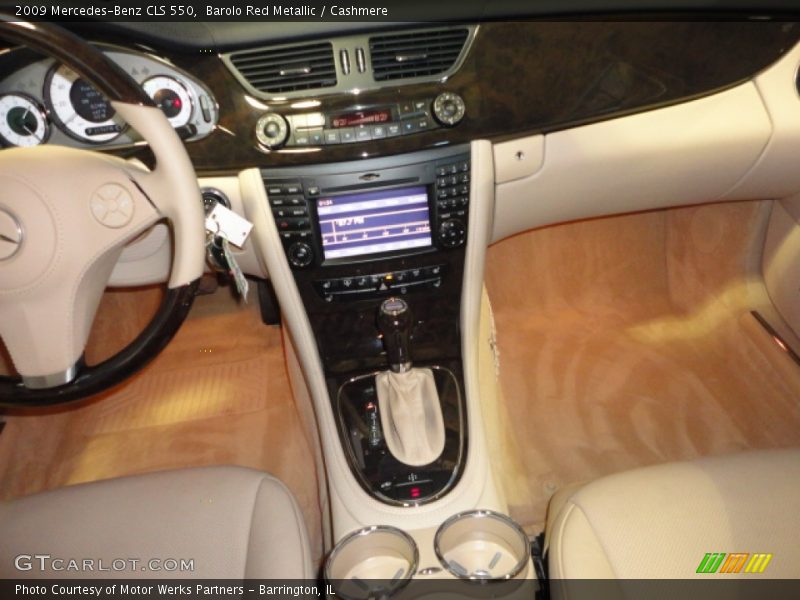 Barolo Red Metallic / Cashmere 2009 Mercedes-Benz CLS 550
