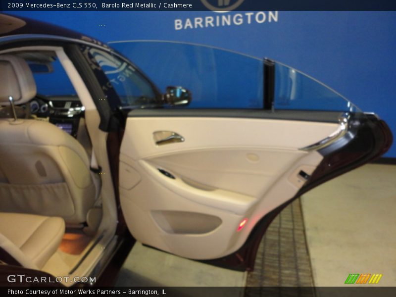 Barolo Red Metallic / Cashmere 2009 Mercedes-Benz CLS 550