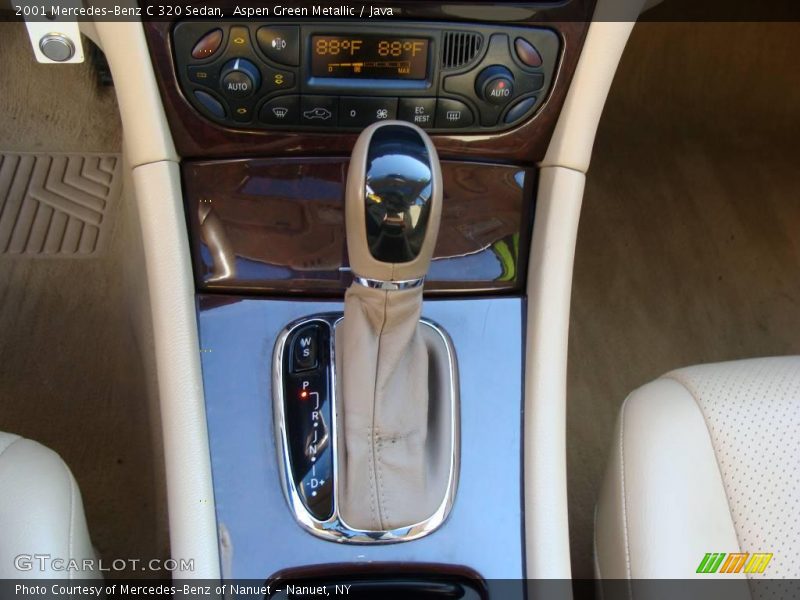 Aspen Green Metallic / Java 2001 Mercedes-Benz C 320 Sedan