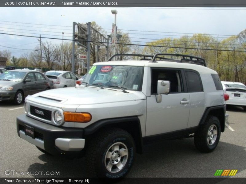 Titanium Metallic / Dark Charcoal 2008 Toyota FJ Cruiser 4WD