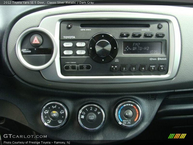 Controls of 2012 Yaris SE 5 Door