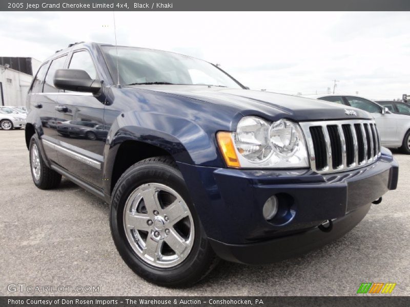 Black / Khaki 2005 Jeep Grand Cherokee Limited 4x4