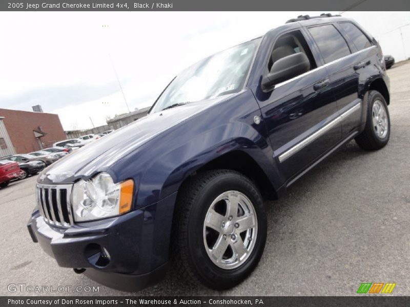 Black / Khaki 2005 Jeep Grand Cherokee Limited 4x4