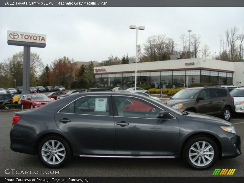 Magnetic Gray Metallic / Ash 2012 Toyota Camry XLE V6