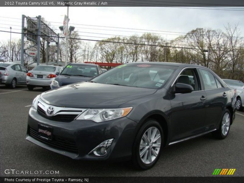 Magnetic Gray Metallic / Ash 2012 Toyota Camry XLE V6