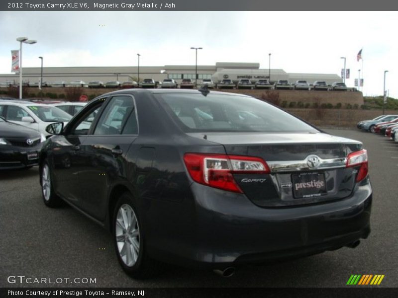 Magnetic Gray Metallic / Ash 2012 Toyota Camry XLE V6