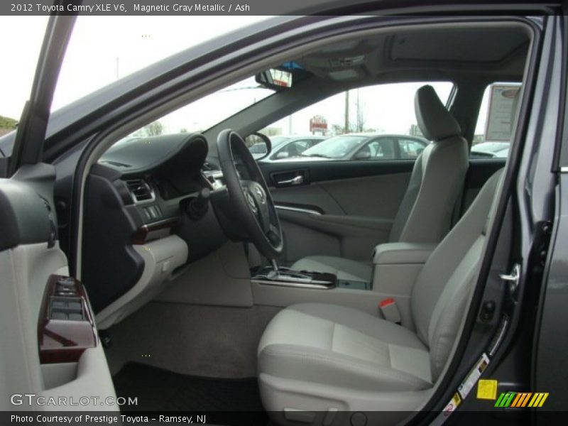 Magnetic Gray Metallic / Ash 2012 Toyota Camry XLE V6