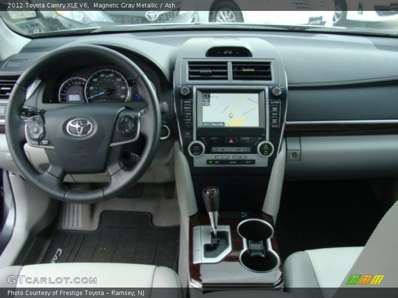 Magnetic Gray Metallic / Ash 2012 Toyota Camry XLE V6