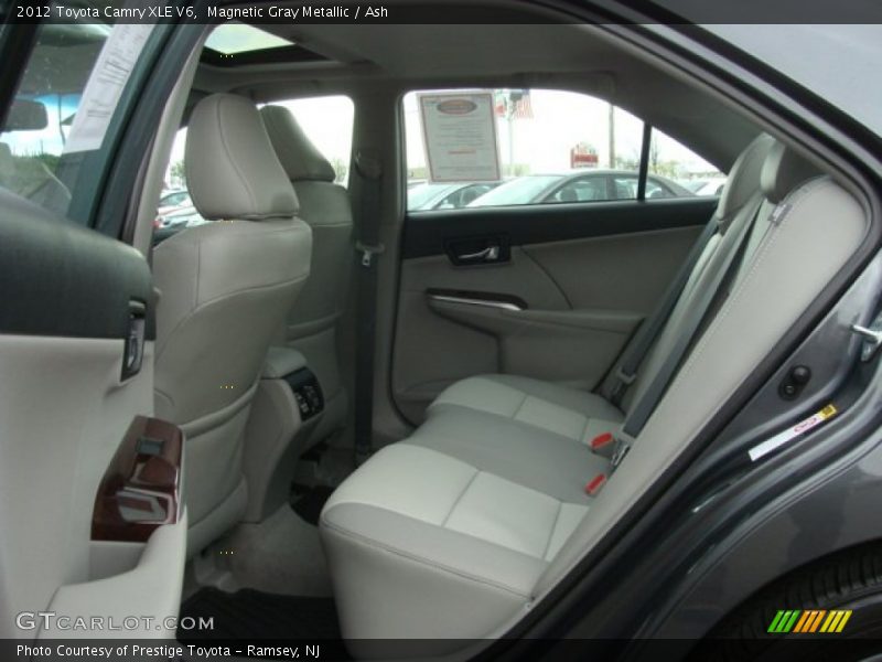 Magnetic Gray Metallic / Ash 2012 Toyota Camry XLE V6