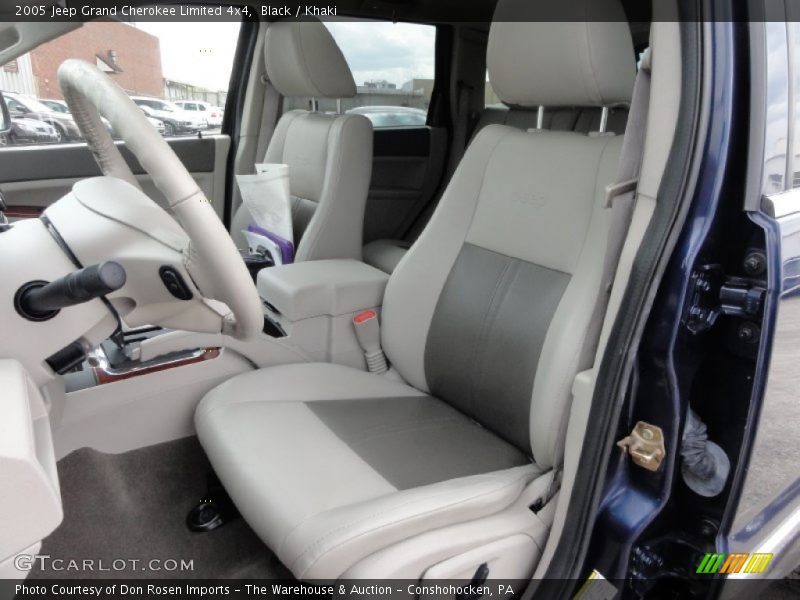 Black / Khaki 2005 Jeep Grand Cherokee Limited 4x4