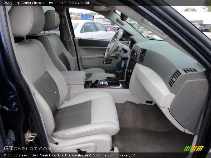 Black / Khaki 2005 Jeep Grand Cherokee Limited 4x4