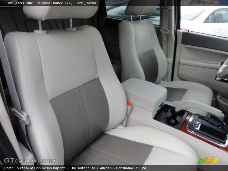 Black / Khaki 2005 Jeep Grand Cherokee Limited 4x4