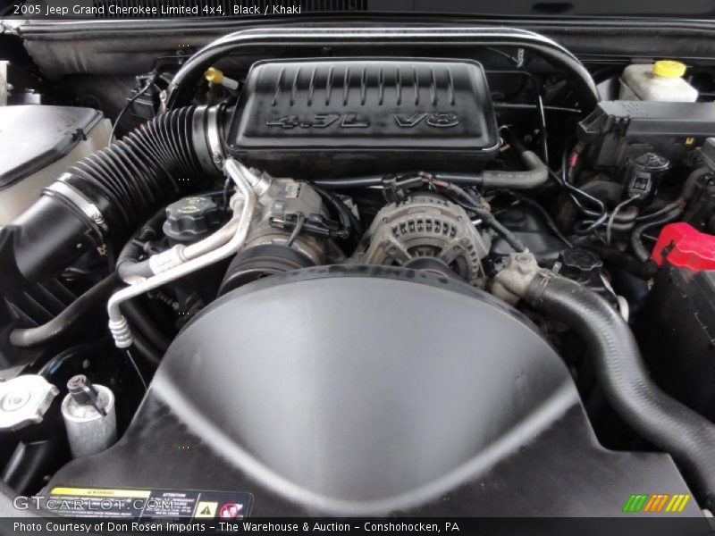 Black / Khaki 2005 Jeep Grand Cherokee Limited 4x4