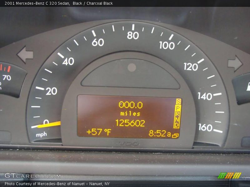 Black / Charcoal Black 2001 Mercedes-Benz C 320 Sedan