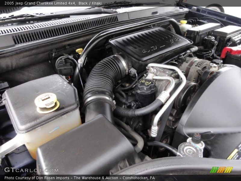 Black / Khaki 2005 Jeep Grand Cherokee Limited 4x4