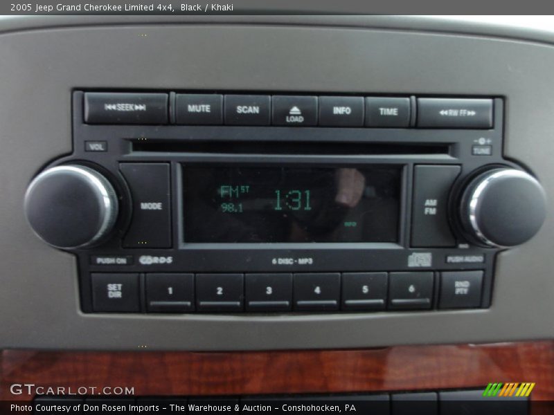 Black / Khaki 2005 Jeep Grand Cherokee Limited 4x4