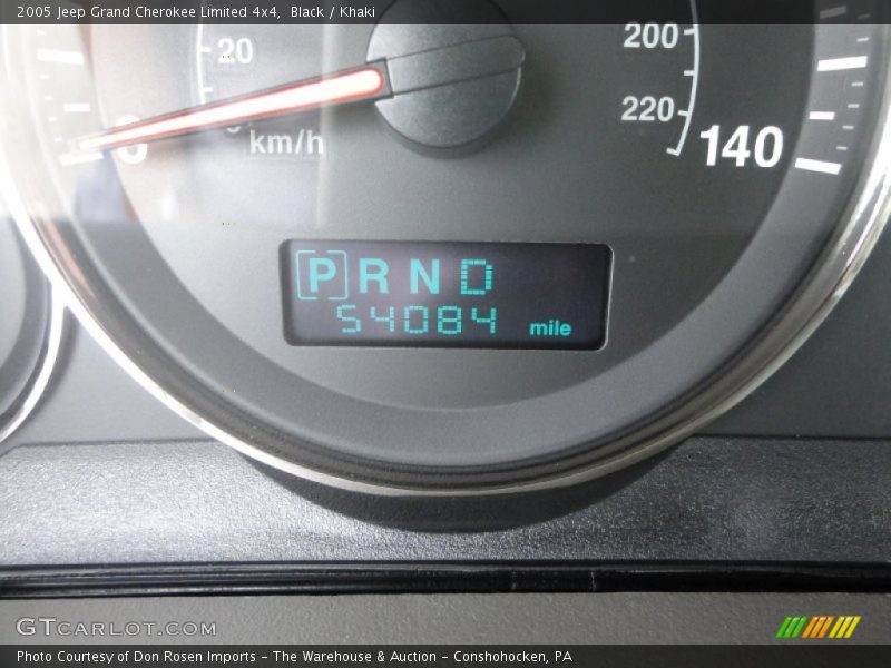 Black / Khaki 2005 Jeep Grand Cherokee Limited 4x4