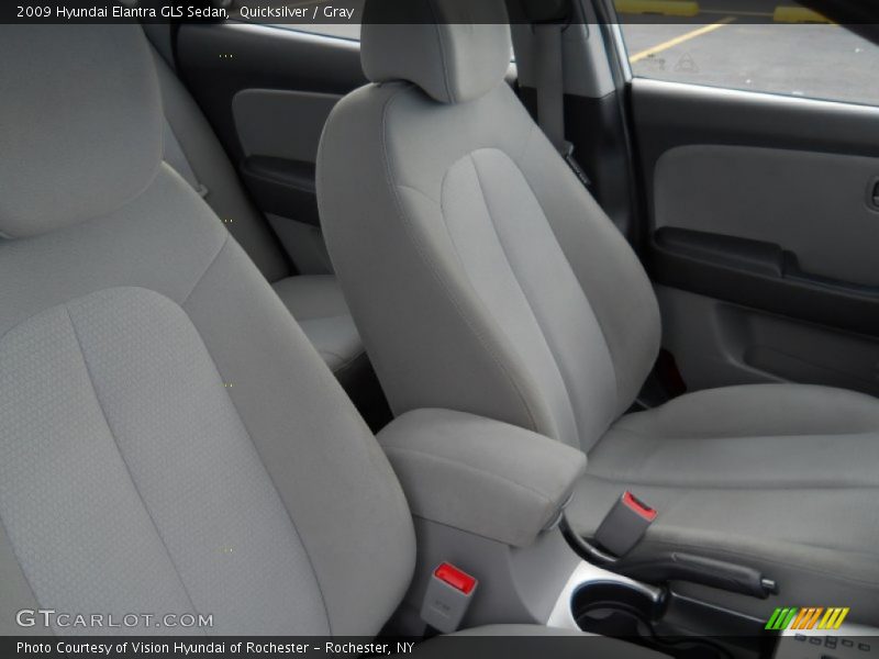 Quicksilver / Gray 2009 Hyundai Elantra GLS Sedan