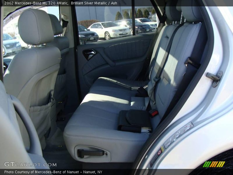 Brilliant Silver Metallic / Ash 2002 Mercedes-Benz ML 320 4Matic