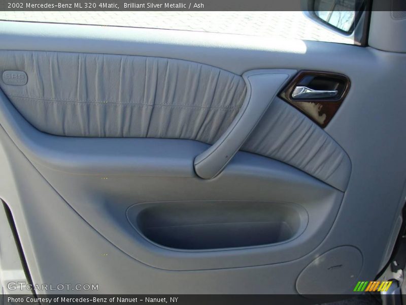 Brilliant Silver Metallic / Ash 2002 Mercedes-Benz ML 320 4Matic