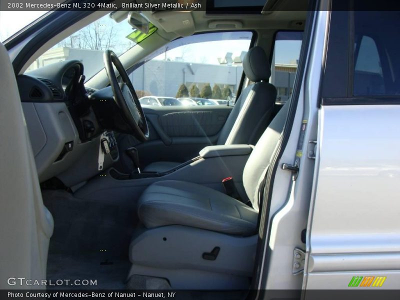 Brilliant Silver Metallic / Ash 2002 Mercedes-Benz ML 320 4Matic