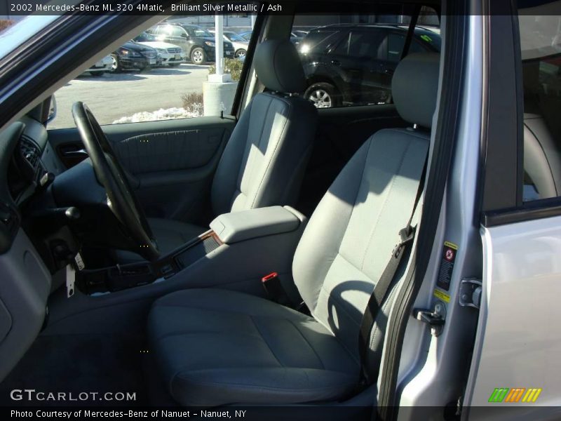 Brilliant Silver Metallic / Ash 2002 Mercedes-Benz ML 320 4Matic