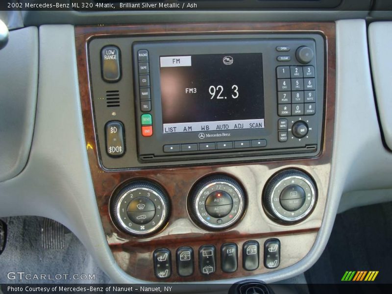 Brilliant Silver Metallic / Ash 2002 Mercedes-Benz ML 320 4Matic